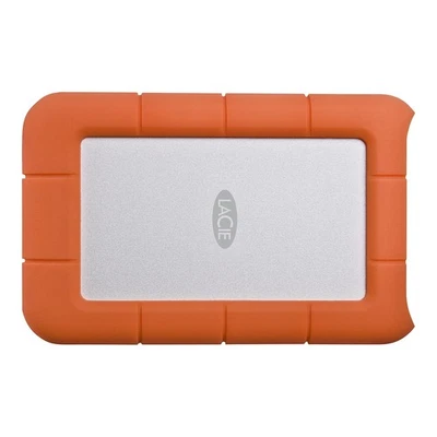 LaCie Rugged 2TB External Hard Drive Portable HDD USB-C USB 3.0 Drop Shock
