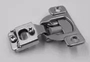 25 Pairs /50 Pack 1/2 OVERLAY SOFT CLOSE Face Frame Cabinet Hinge - Satin Nickel