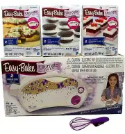 Easy Bake Ultimate Oven Baking Star Set with 4 Food Mixes and Mini Whisk
