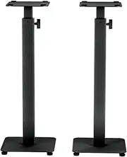 Alpha Speaker Stand 70-117cm Adjustable Height Surround Sound Studio Home 2pcs