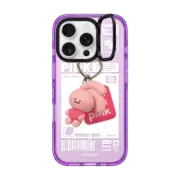 iPhone 16 Pro Impact Ring Stand Case MagSafe Compatible PINK KEYCHAIN