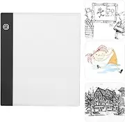Ultra-Thin A5 Portable LED Light Box Tracer, Dimmable LED Artcraft Slim Light Pad Portable for Artists Drawing Sketching Animation Stencilling X-ray Viewing