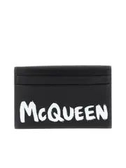 Alexander Mcqueen Graffiti Cardholder