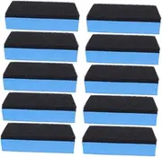 COSMEVIVI 10pcs Dual Sided Car Wax Applicator Pads Versatile Cleaning Polishing Sponges Safe for All Car Models Effortless Waxing Non Damaging to Coatings