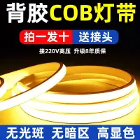 在飛比找樂天市場購物網優惠-LED燈條 燈帶 cob燈帶超亮家用led燈帶條客廳吊頂氛圍