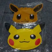 Pokemon Center Pokemon Cafe Tokyo Limited Pikachu Eevee Plate Set Cute Face JPN