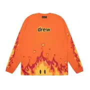 Drew House Secret LS Fire Tee - Orange