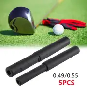 5Pcs Golf Club Graphite Shaft Extensions Rods Irons Putter Extender Sticks