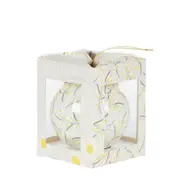 Holly & Ivy Golden Wattle 12cm Artist Bauble