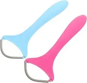 CALLARON 2Pcs Manual Hair Remover Epilator Tool for Women Ergonomic Design Portable Facial Threading Device for Lip Chin and Cheek Hair Removal Hair Removing Supply