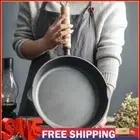 Cast Iron Frying Pan Non-Stick Pan Multi-Function Saute Pan for Kitchen Camping