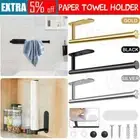 Paper Towel Holder Hanger Rack Kitchen Shelf Organizer Under Cabinet Roll Cup AU