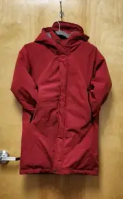 Dave & Bella size 11Y Hight 150/75 Down parka coat red NWT