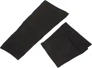 VANZACK 2 Pairs Leggings Wide Calf Compression Socks Compression Leg Sleeve Women Compression Sleeve Support Socks Adult Soccer Shin Guards Calf Sleeve Calf Massage Nylon Silk Black