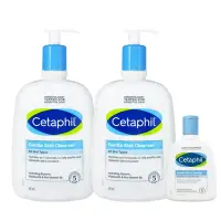 在飛比找Yahoo奇摩購物中心優惠-Cetaphil舒特膚 溫和潔膚乳超值組