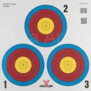 30-06 Mini Archery Target Set 20cm Vegas 3 Spot