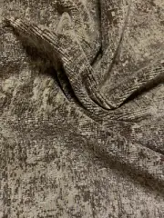 2.75 yds Knoll Digi Velvet Earth Brown Cotton Upholstery Fabric K19694 MSRP $607