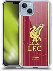 Head Case Designs Officially Licensed Liverpool Football Club Home Kit 2024/25 Soft Gel Case Compatible with Apple iPhone 14 Plus