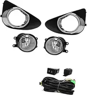 Led Fog Light Daytime Running Lamp Daylight Compatible For Yaris Hatchback DRL 2012 2013 2014 White Yellow Waterproof Wires Relay(Halogen)