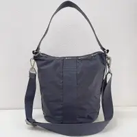 在飛比找蝦皮購物優惠-Lesportsac 2280 深灰藍 Hobo 水桶包 E