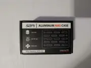 52Pi Aluminum Mini Tower Kit w/ Fan & M.2 SATA SSD NAS Case for Raspberry Pi 4