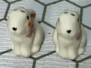 CUTE Mini Easter Bunny Salt & Pepper Shakers Spring Motif