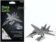 GRUMMAN F-14 TOMCAT AIRCRAFT "US NAVY" STEEL MODEL KIT BY METAL EARTH MMS458
