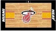 FANMATS 35318 NBA Retro Miami Heat Court Runner Rug - 24in. x 44in.