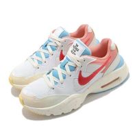 Nike 休閒鞋 Air Max Fusion 運動 女鞋 氣墊 舒適 避震 復古 簡約 球鞋 穿搭 白 紅 DJ0034161 [ACS 跨運動]