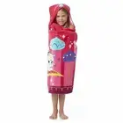 Nickelodeon Shimmer and Shine Hooded Towel Wrap for Bath Pool and Beach