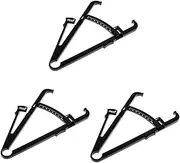 3pcs 1.5m Tape Measure Caliper Tester with Fat Charts Fitness Measure Tool for Waist Arms Thighs