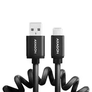 Axagon Twister USB-C to USB-A Cable 60 cm