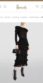 Zimmermann Luminosity Ruffle Dress - New With Tags