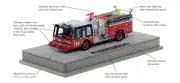 NEW! Fire Replicas Chicago Fire Department E-ONE Hurricane Engine Co. 77