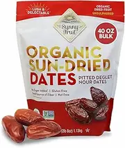 Sunny D Organic Fruit Pitted Dates 1.13 Kg