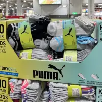 在飛比找蝦皮購物優惠-Puma 兒童短襪 10入