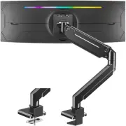 Heavy Duty Monitor Arm for Max 49 Inch Ultrawide Screens up to 44 lbs, Alumin...