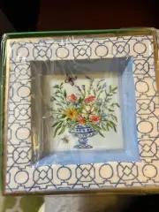 JAYE'S STUDIO SMIDGE DISH PLATE TRINKET JEWELRY DISH WONDERLAND PRINT GIFTBOXED