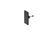120x90cm Frameless Glass Sliding Corner Shower with Black Rail and Hardware