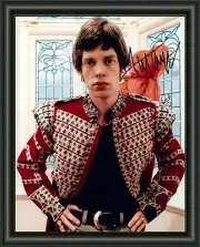 MICK JAGGER - THE ROLLING STONES - A4 SIGNED AUTOGRAPHED PHOTO POSTER