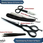 Barber Shear Scissor Hairdressing Shaving Razor Eyebrow Hair Removal Tweezers