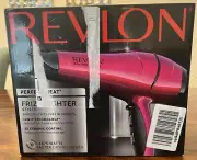 Revlon Essentials Frizz Control Styler Hair Dryer 1875 Watts Ionic Tech DG