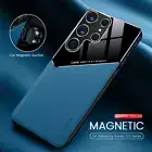 Case For Samsung S24 S23 Ultra S22 S21 FE A55 A54 A52 Hybrid Leather Soft Cover