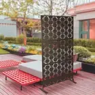 Decorative Privacy Screen Panels Metal Laser Cut for Garden Backyard Patio