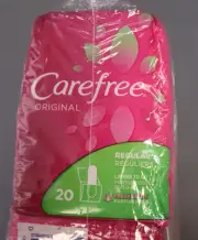 Carefree Original Regular Pantiliners To Go Fresh Scent 20 Ct [ Pack of 4 ]