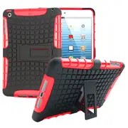 MCC Heavy Duty iPad mini 1 2 3 Kids Case Cover Tough Apple mini2 mini3 [Red]