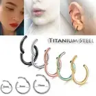 Steel Hinged Segment Nose Hoop Lip Ring Piercing Septum Ear Helix Tragus