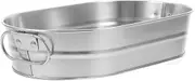HEALEEP Stainless Steel Beer Bucket Beverage Tub for Ice Cold Drinks Scratch Resistant Design for Parties Events Versatile Serving