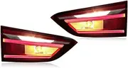 Car Rear Bumper Tail Light Turn Signal Lamp Car Inside Tail Light Tail Light Assembly Rear Light Brake Warning Lamp Reversing Bumper For BMW X1 2016 2017 2018 2019(Left and Right)