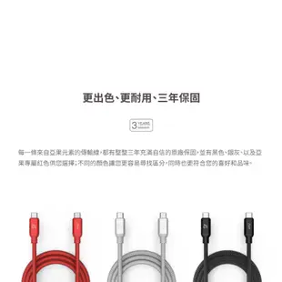 ADAM 亞果元素 CASA 高速充電傳輸線 4K視訊 USB Type-C 100W 快充線 編織線 充電線 AD22